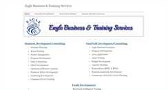 Desktop Screenshot of eaglebusinessandtraining.com